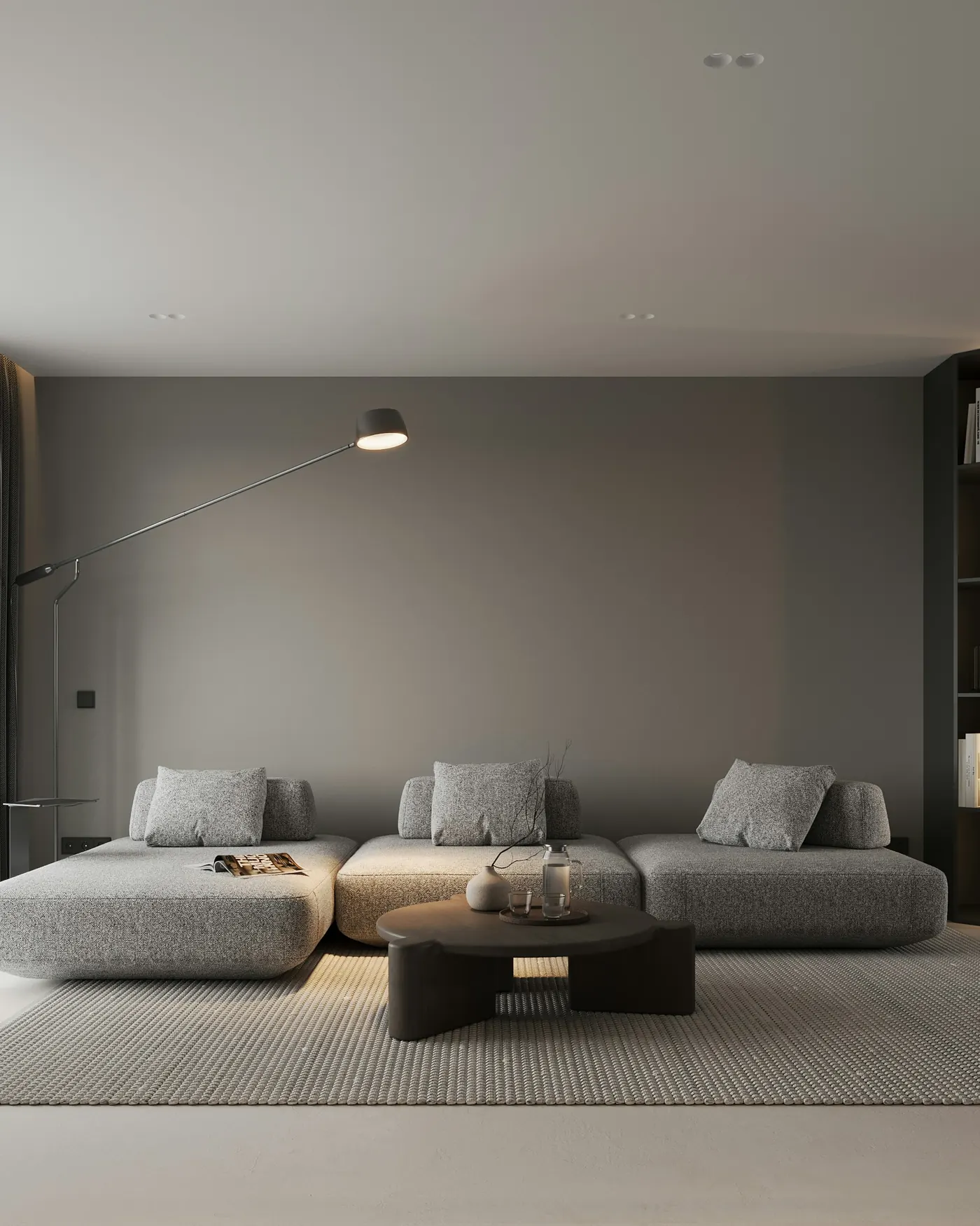 Freshly painted interior living space, an example of All Aces Painters' finish quality